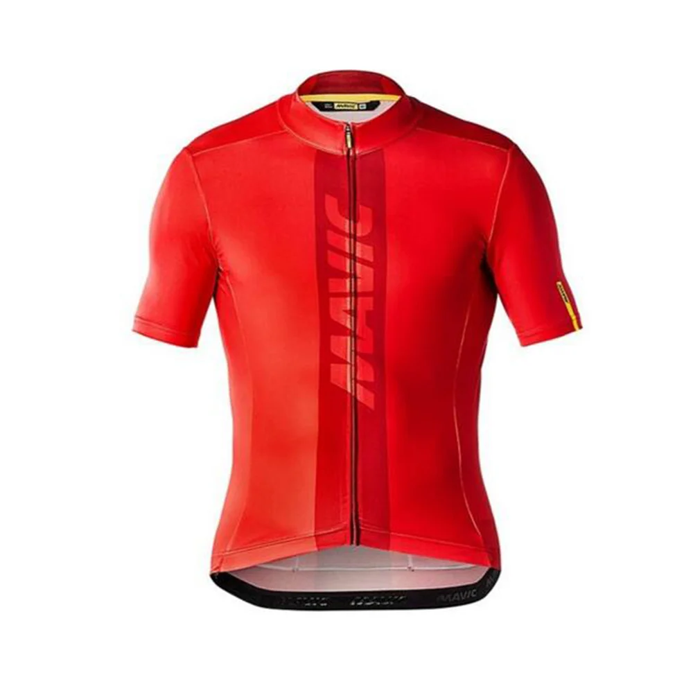 

2019 MAVIC Cycling Jersey Tops Summer Short Sleeve Racing Cycling Clothing mtb Bike Jersey Maillot Ciclismo