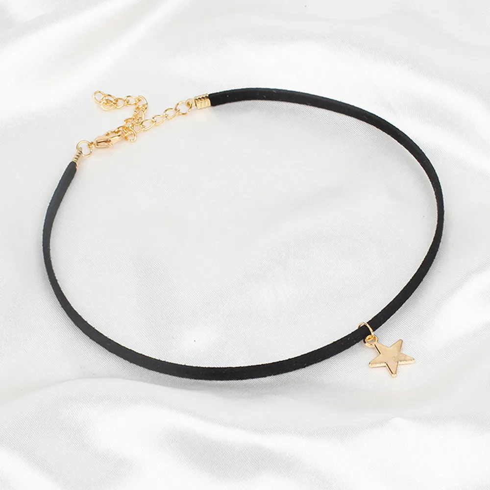 

1 Pieces Choker Necklace Set Stretch Velvet Classic Gothic Tattoo Lace Choker Clothes Accessories Womens Girls Jewerly S#10