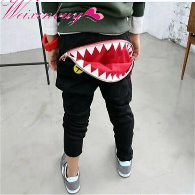 

Casual Harem Pants Toddler Loose Trousers Newest Baby Kids Boys Girls Zipper Design