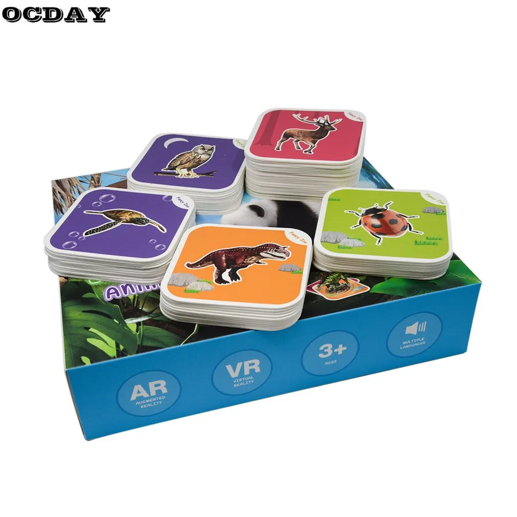 3D Card AR Book Preschool Vocal Charts tablet Voice Sound Board Grasp Kids Intelligence Development Learning Literacy Cards Toys 3D Card AR Book Preschool Vocal Charts tablet Voice Sound Board Grasp Kids Intelligence Development Learning Literacy Cards Toys