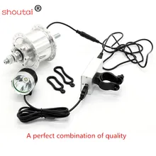 36 Hole Bicycle Hubs 6v 3w Generator Quick Release / rotating Generator Wth Voltage Regulator Offer Power Rechargeable Lighting