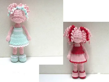 

crochet toys amigurumi doll girl model number XC041011