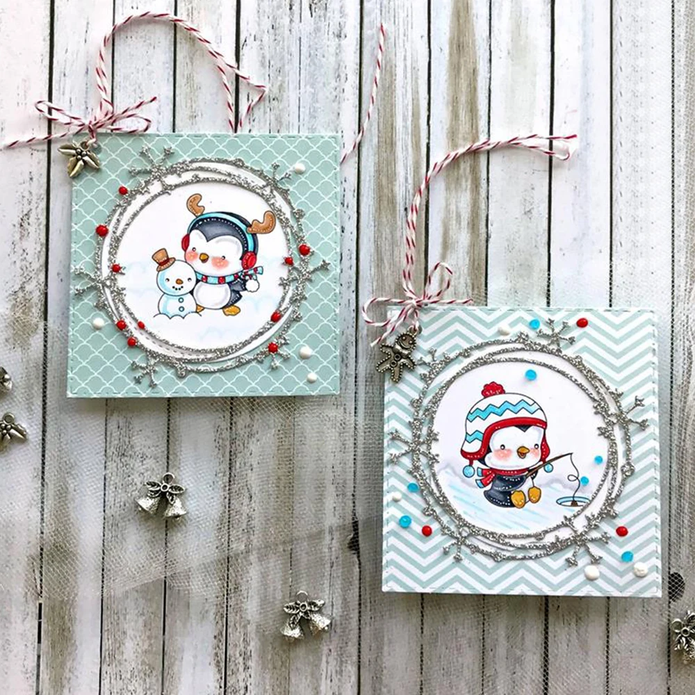 Aliexpress.com : Buy Snowflake Wreath Frame Metal Cutting
