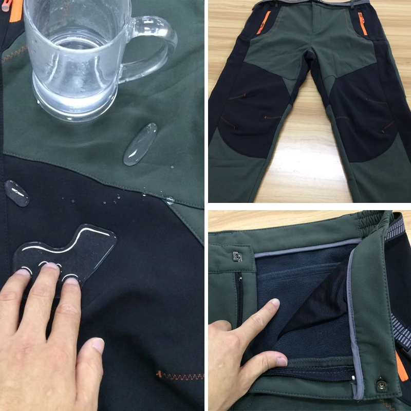 Мужские зимние Походные штаны LoClimb мужские спортивные брюки для кемпинга поездок