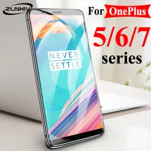 ZLNHIV tempered glass for oneplus 7 pro 6 6T 5 5T 3 3T phone screen protector for oneplus 5 on glass smartphone protective film