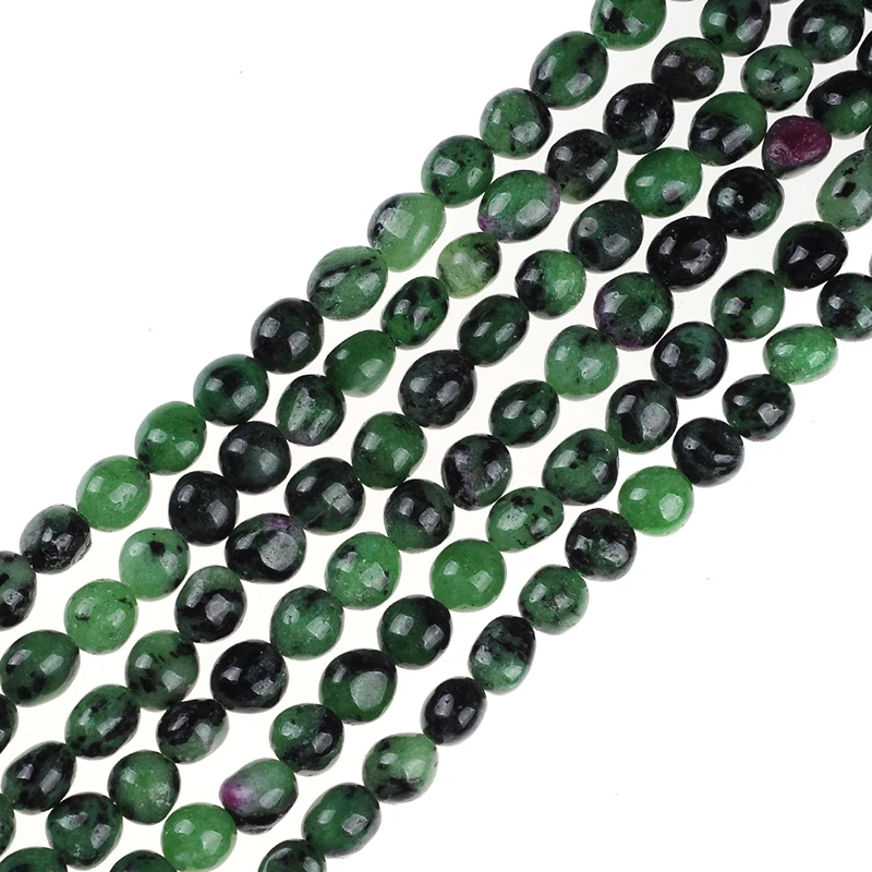 Natural Irregular GREEN PHANTOM CRYSTAL Quartz Agates Carnelian Gravel Loose Stone Beads 8*10mm DIY Jewelry Making Bracelets