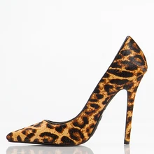 News Sexy Leopard Colors Classics Suede Basic Dress Pumps Women Pointed Toe Ladies Shoes Stiletto High Gold Heels Zapatos Mujer