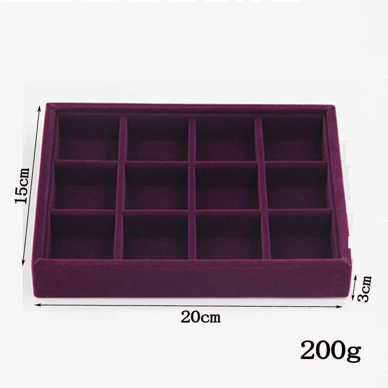 Purple 15 grids tray