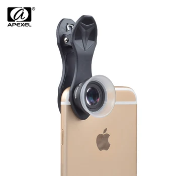 

APEXEL Professional 12X/24X Macro lens Mobile Phone Camera Lens Super Macro for iPhone 6 6plus And all smartphone