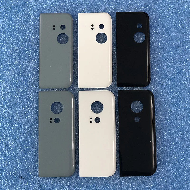 

For 6.0" HTC Google Pixel 2 XL/5.0" Google Pixel 2 Axisinternational Glass Back Battery Camera Cover+Adhesive No Glass Lens+tool