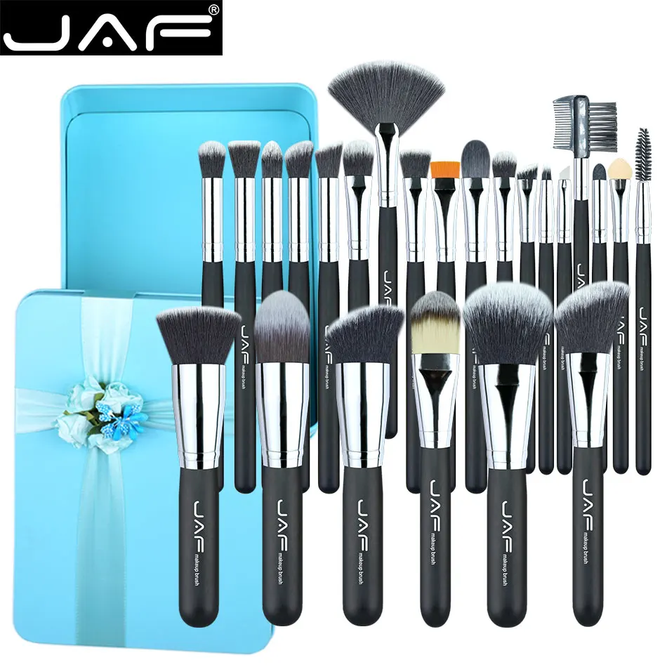 

24pcs Makeup Brush Set Kit Tools Proffesional for Eye Eyeliner Eyeshadow Eyebrow Face Foundation Powder Liquid Cream