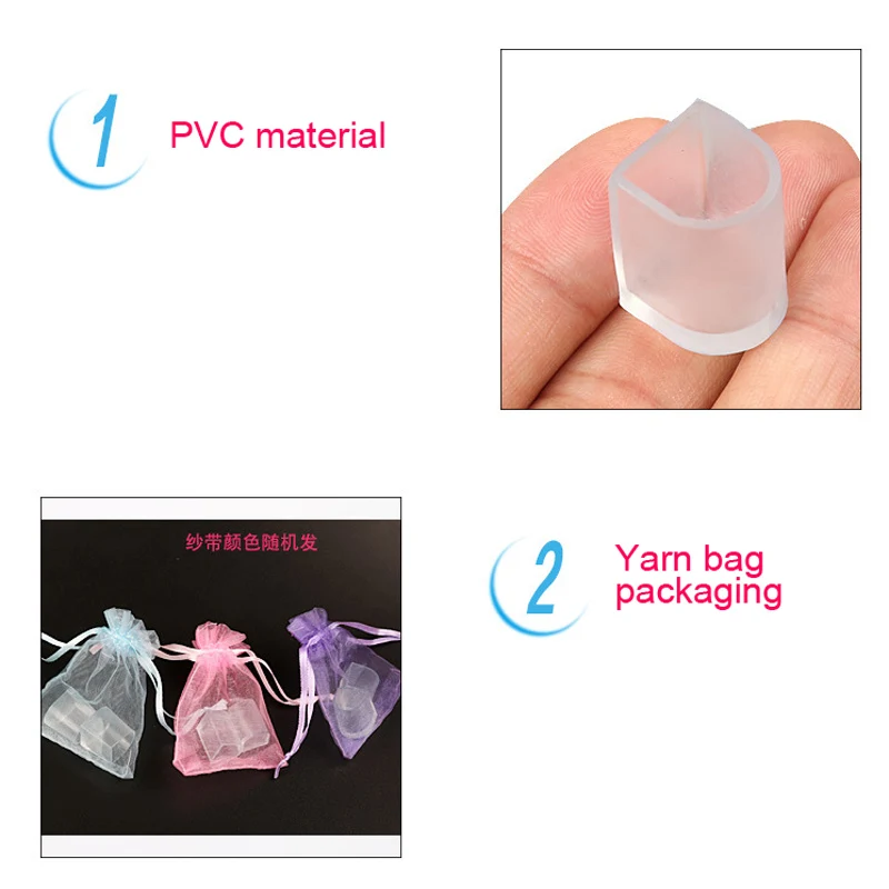 1 Pair / lot Heel Protectors Non-slip Silicone Heel Stopper Latin Stiletto Dancing Covers Stoppers Grass the Bride Wedding Party