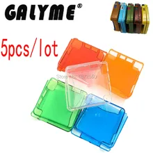 5 шт./лот Лидер продаж, прозрачный защитный чехол, корпус для GameboyAdvanceSP для игровой консоли GBASP Хрустальный чехол