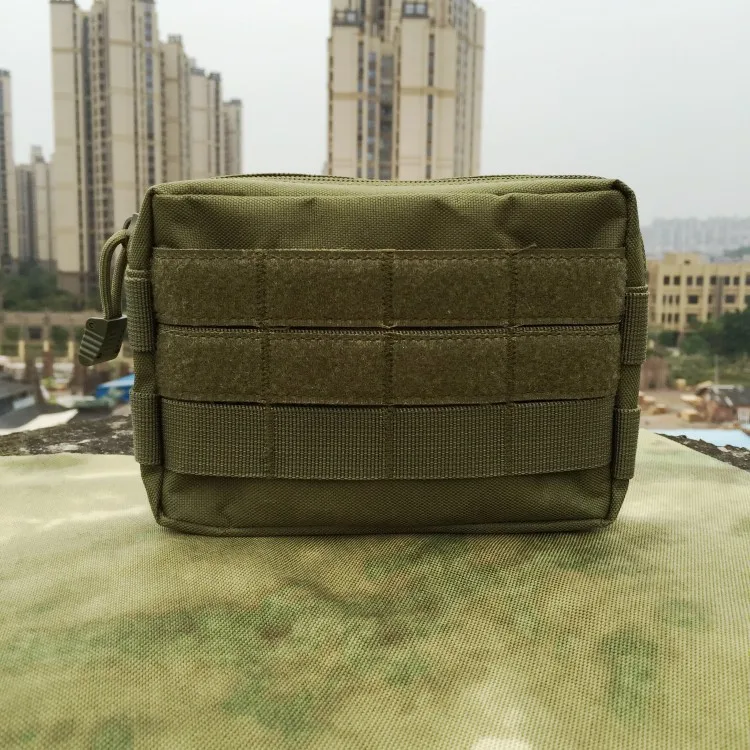 Страйкбол тактическая сумка 600D нейлоновая Сумка EDC Военная Молл маленькая хозяйственная сумка Водонепроницаемый Журнал уличные охотничьи сумки поясная сумка - Цвет: Green
