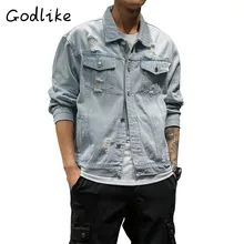 Solid Casual Slim Mens Denim Jacket Plus Size S-5XL Bomber Jacket Men High Quality Cowboy Men's Jean Jacket Chaqueta Hombre wrangler men s tall george strait cowboy cut slim fit jean
