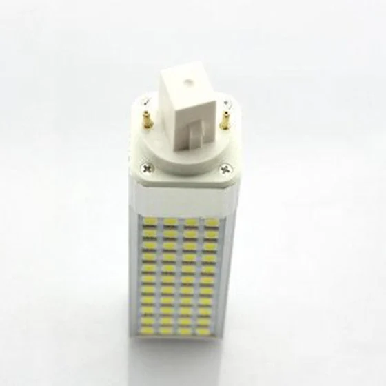 AC110V-220V G24 5050 SMD 52 светодиодный холодный белый 11 Вт лампа