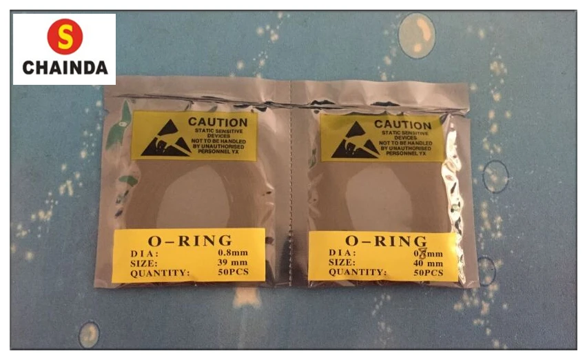 Free Shipping Set 500pcs 0.8mm Diameter Watch Case Back O Ring Large Size from 31mm to 40mm for Repair | Наручные часы