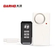 DARHO Home Security Door Window Siren Magnetic Sensor Alarm Warning System Wireless Remote Control Door Detector Burglar Alarm