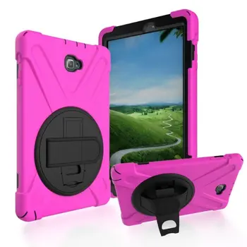 

New Arrival Amor Heavy Duty Kickstand Hybrid TPU PC Back Cover for Samsung GALAXY Tab S2 T710 T715 8.0"tablet Case Cover+pen