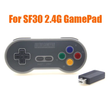 

8Bitdo SF30 SN30 2.4G Wireless Gamepad Retro Controller with 2.4G NES Receiver USB-C Wireless Game Pad for SNES Classic Edition