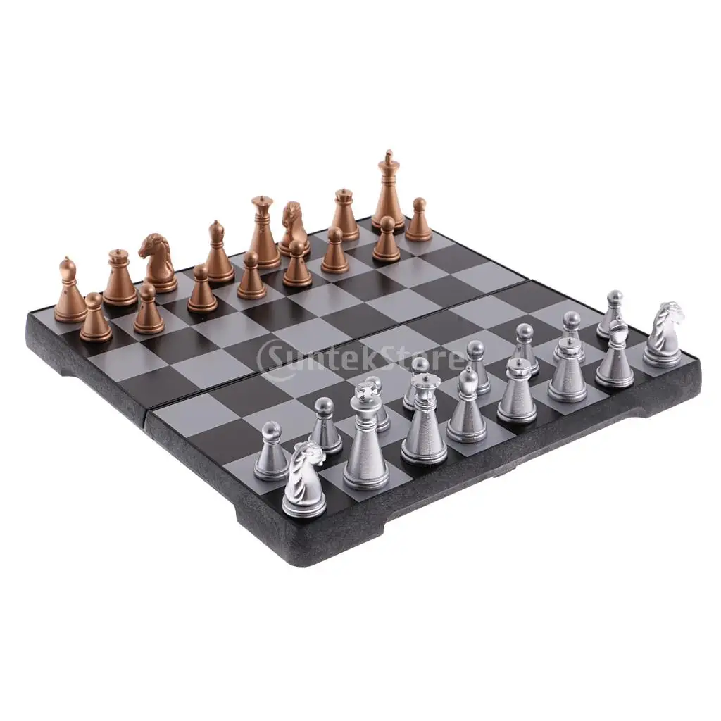 Магнитные шахматы с складной шахматной доской для детей и взрослых высокого качества