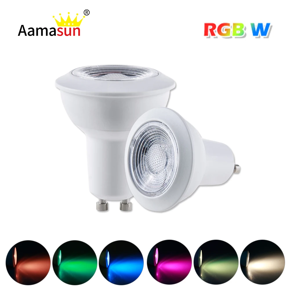 

Holiday Light MR16 RGBW RGBWW led Lights GU10 GU5.3 B22 Ampoule 220V 110V 3W Licht Gece Night Light Lampada Remote Controller