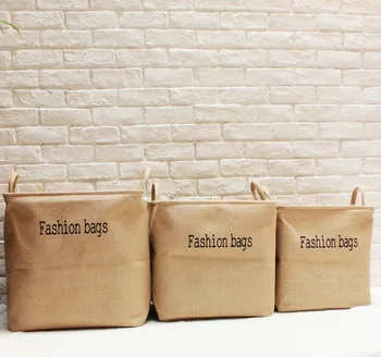 

IVYYE 1PCS Fashion Brown Anime Storage Boxes Bins Foldable Clothes Washing Basket Cartoon Household Clean Toy Bathroom NEW