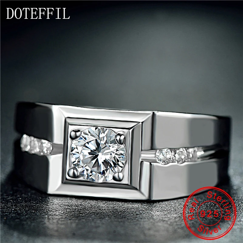 Мужское кольцо властителя глаз из серебра 100% пробы с фианитом ААА|ring vintage|solid 925
