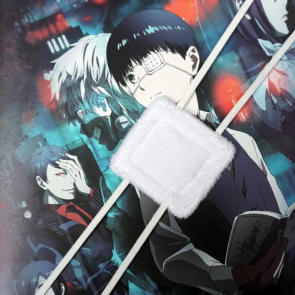 Аниме Токийский Гуль Kaneki Ken Регулируемый глаз патч Одноглазый костюмы на Хэллоуин аксессуар реквизит