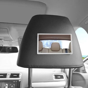 

Stainless Steel Sun Visor Mirror Sun-shading Automobile Decoration Mirror Cosmetic Makeup Mirror Car Supplies