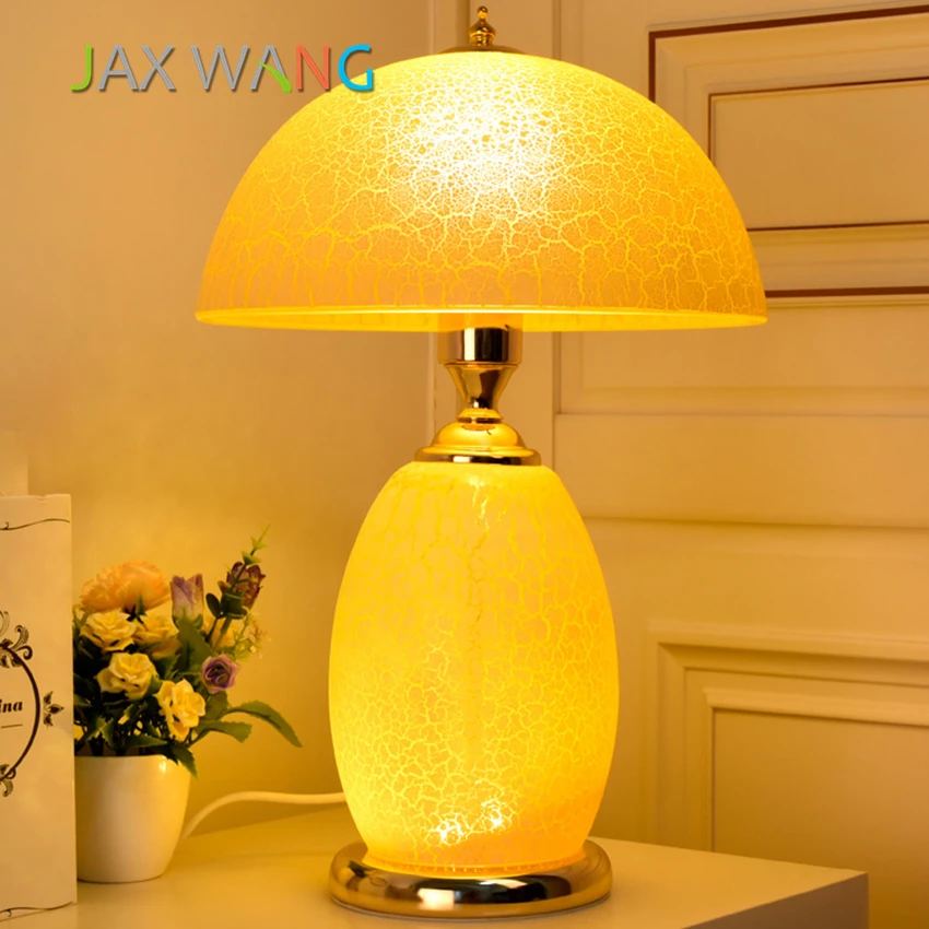 

Nordic modern LED E27 Table Lamp Living Room Romantic Design Indoor Lighting Desk Lamp Fashion Bedside Lamp Glass Decorative