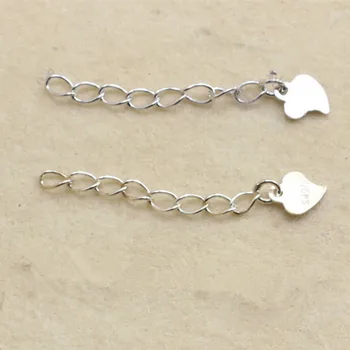

PINJEAS handmade necklace Extend the chain 925 sterling silver Wholesale Jewelry for diy jewelry findings