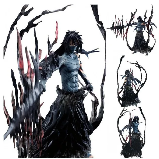 

Free Shipping Cool 20cm Bleach Anime Kurosaki Ichigo Getsuga Tenshou PVC Action Figure Collection Model Toys
