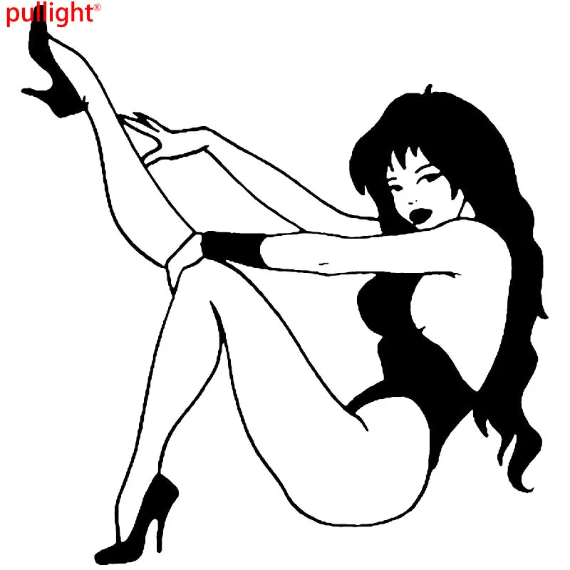 

Sexy Pin up Woman Lady Car Motorbike Helmet Sticker