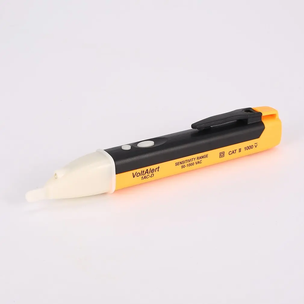 

AC DC Voltage Detector NCV Non Contact Tester Pen Volt Meter Sensor Electric Test Pencil 90V to 1000V Sensitivity Voltmeter