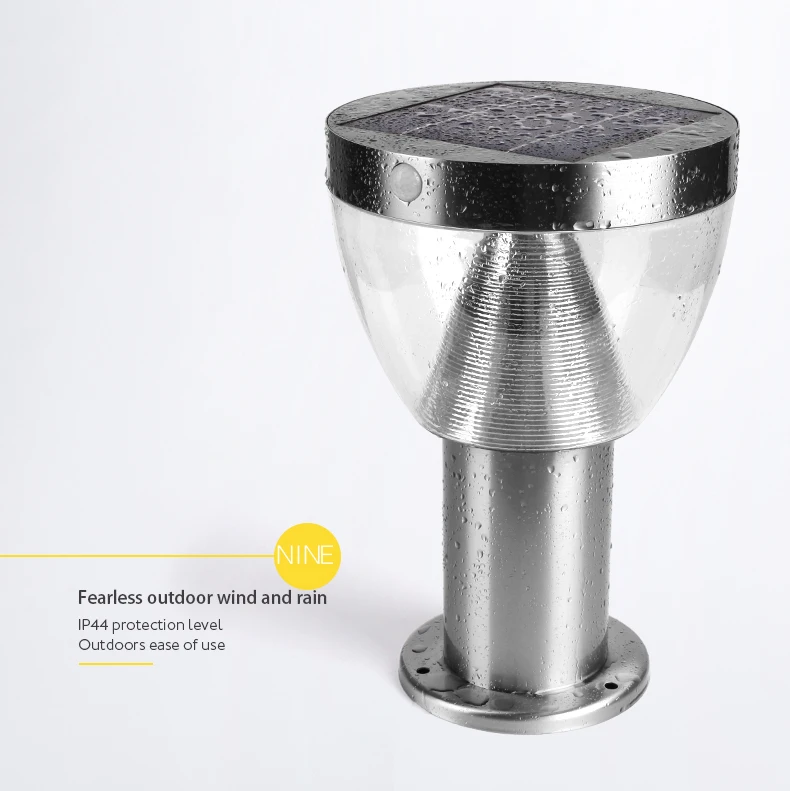 Coluna de Energia Lâmpada de Indução Luz do Jardim ao ar Savia Livre Solar Ip44 18 ip44 coluna de energia solar lâmpada de indução