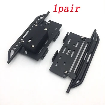 

1pair Simulated Model Cars Metal Side Pedal Wrangler Body Shell Anti-skid Pedal Plate w/Receiver Box for Axial scx10 RC Car