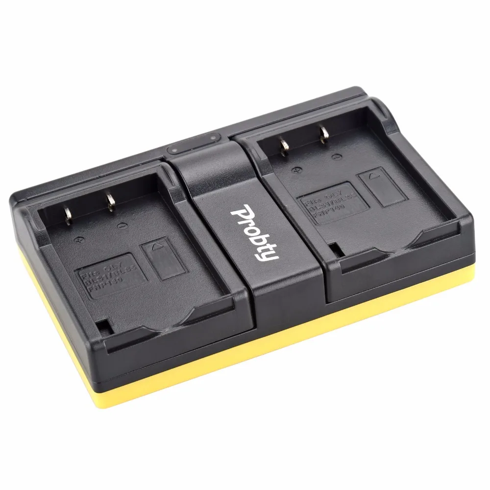 

Probty PS-BLS1 USB Dual Camera Charger BLS5 for Olympus battery PEN E-PL1 E-PM1 EP3 EPL3 Evolt E-420
