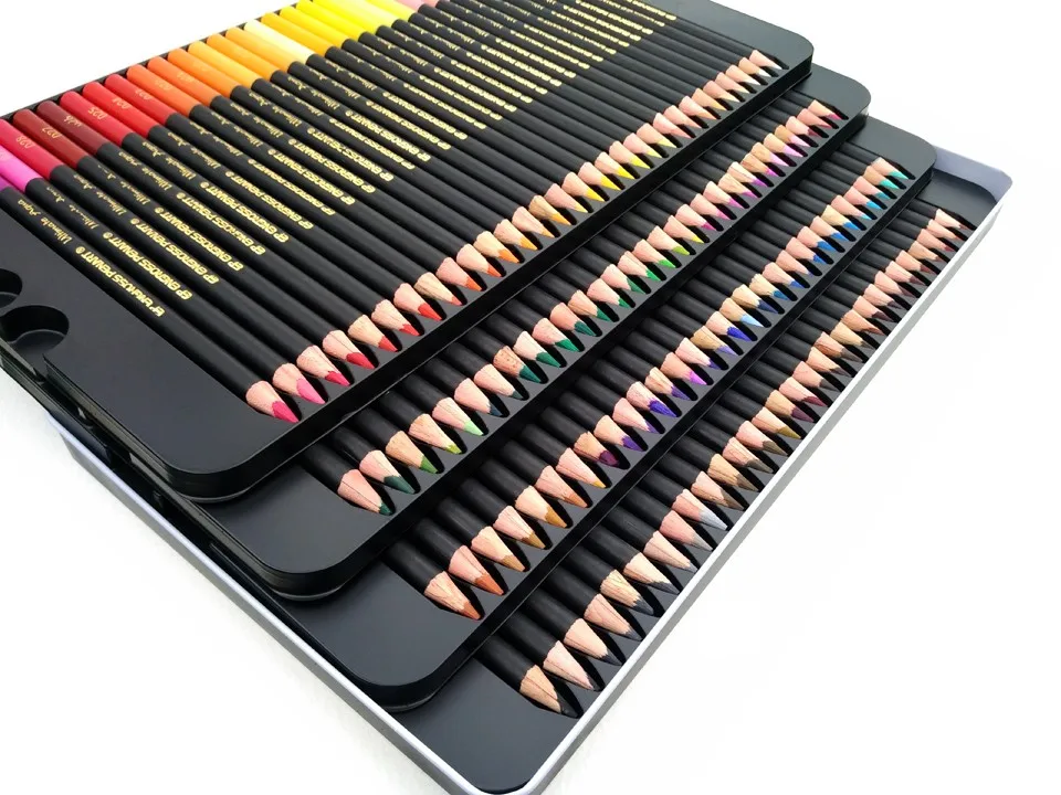 120 Coloured Pencils Watercolor Set Peroci-4