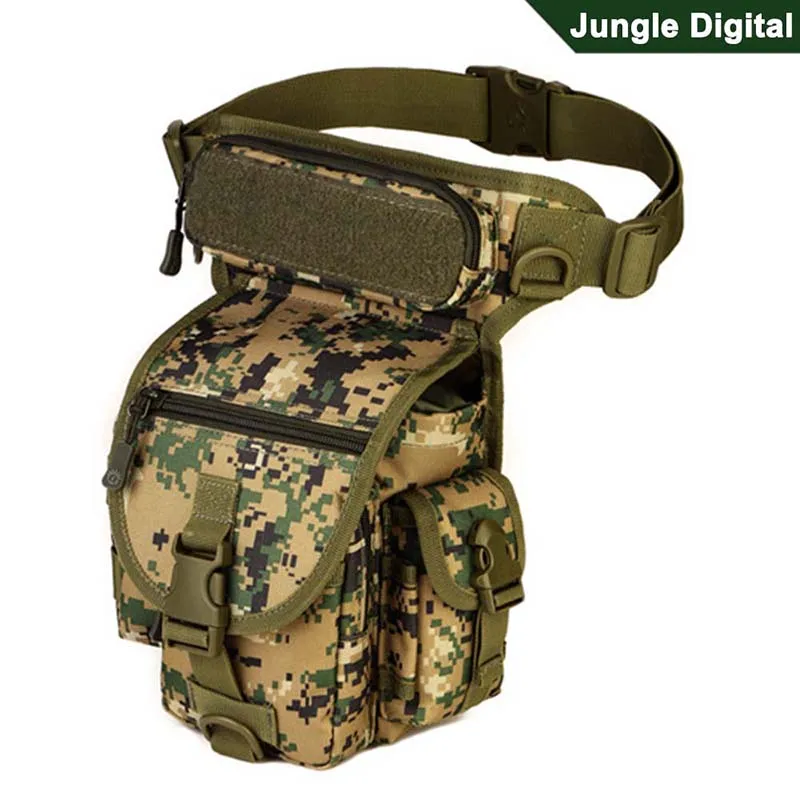 Водонепроницаемая тактическая сумка для ног, военная нейлоновая система 600D, охотничий инструмент, поясная сумка для верховой езды, кемпинга, сумка для воды