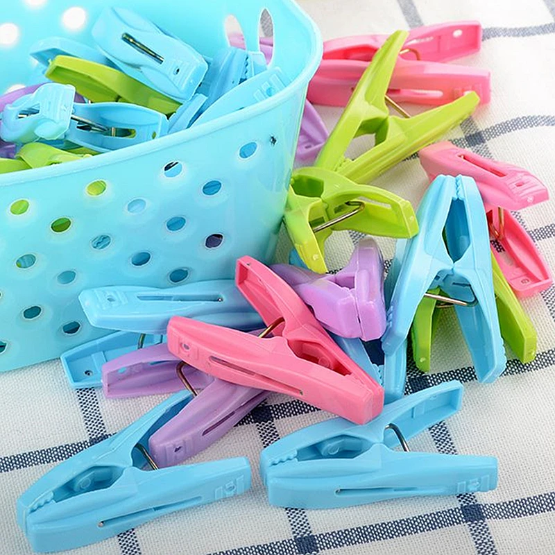 Plastic Clothes Pegs Laundry Clothespin Storage Organizer Quilt Towel