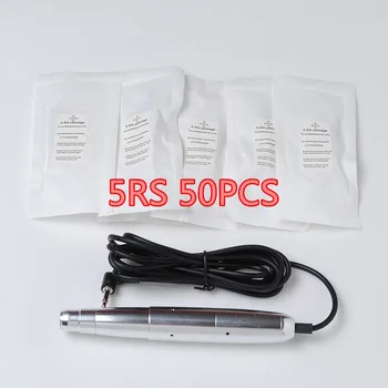 

Professional Permanent Makeup Manual Needles 50PCS 5RS tattoo makeup eyebrow lip needles for sale