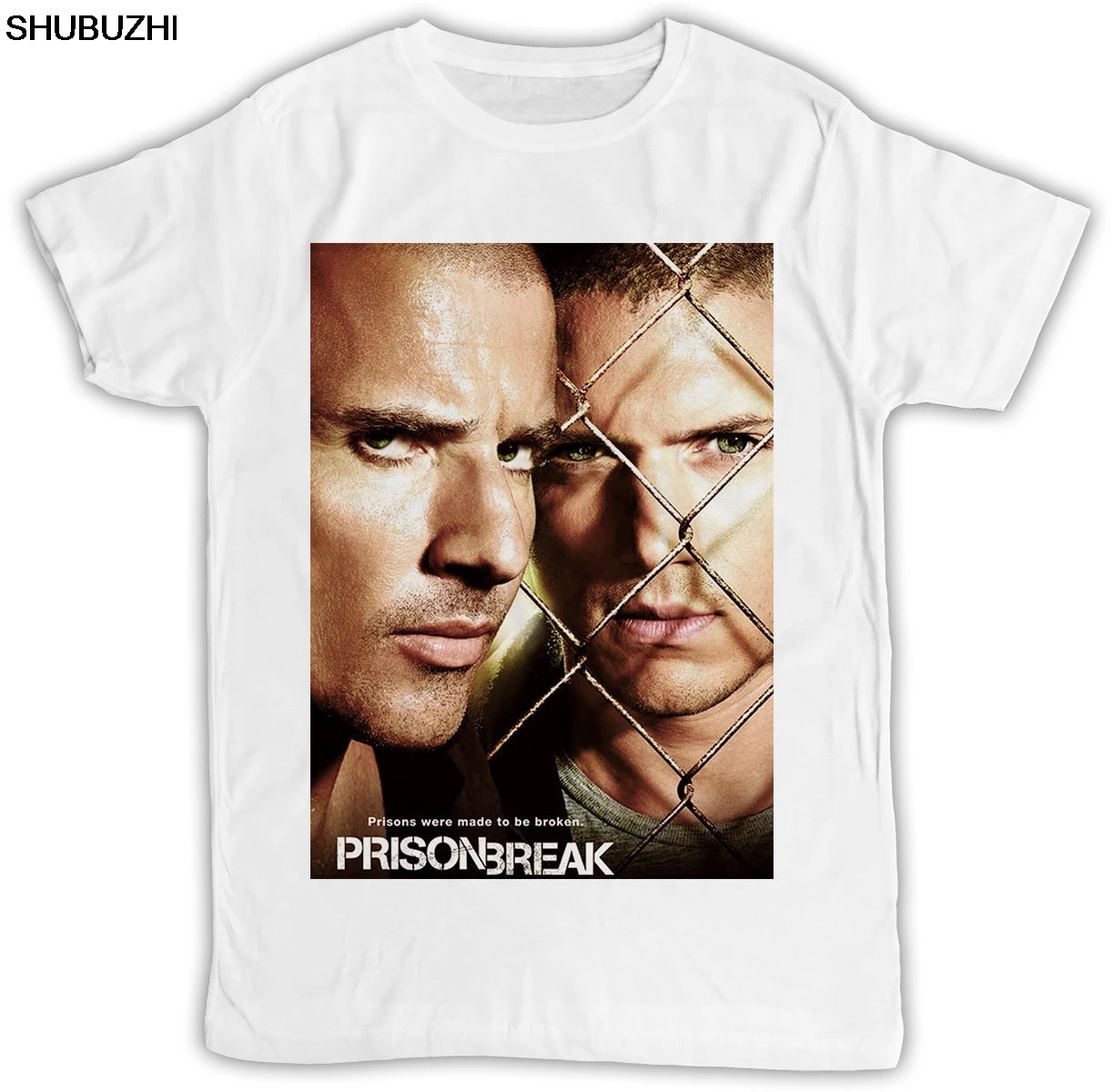 

PRISON BREAK POSTER MICHAEL SCOFIELD LINCOLN BURROWS IDEAL GIFT COOL T-SHIRT