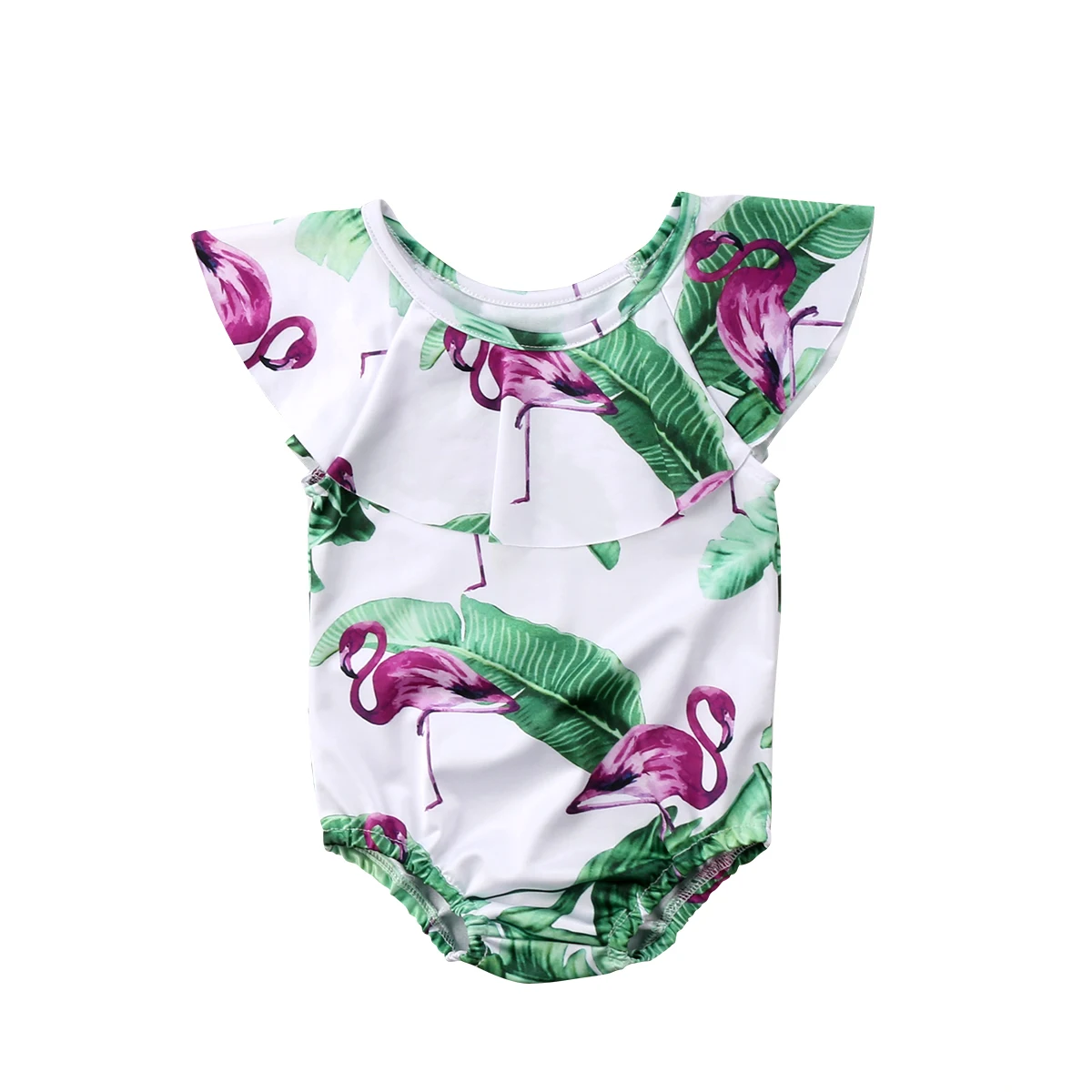 

Toddler Kids Baby Girls Clothing Tops Flower Ruffle Swimsuit Tops Cute Beachwear Swimwear Clothes Outfits Girl 6M-4T