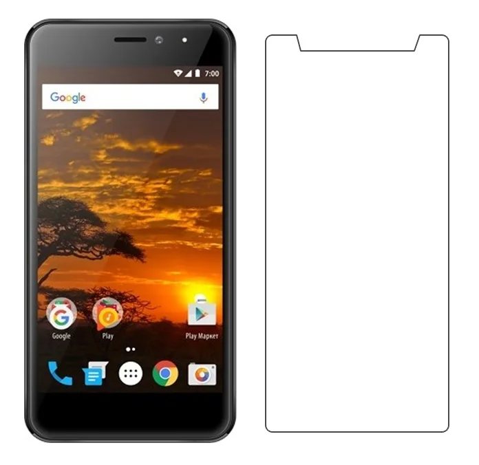 For prestigio grace m5 lte Tempered Glass Protector Premium Front Clear Protective Film Cover case FOR C5 P5 | Мобильные телефоны и