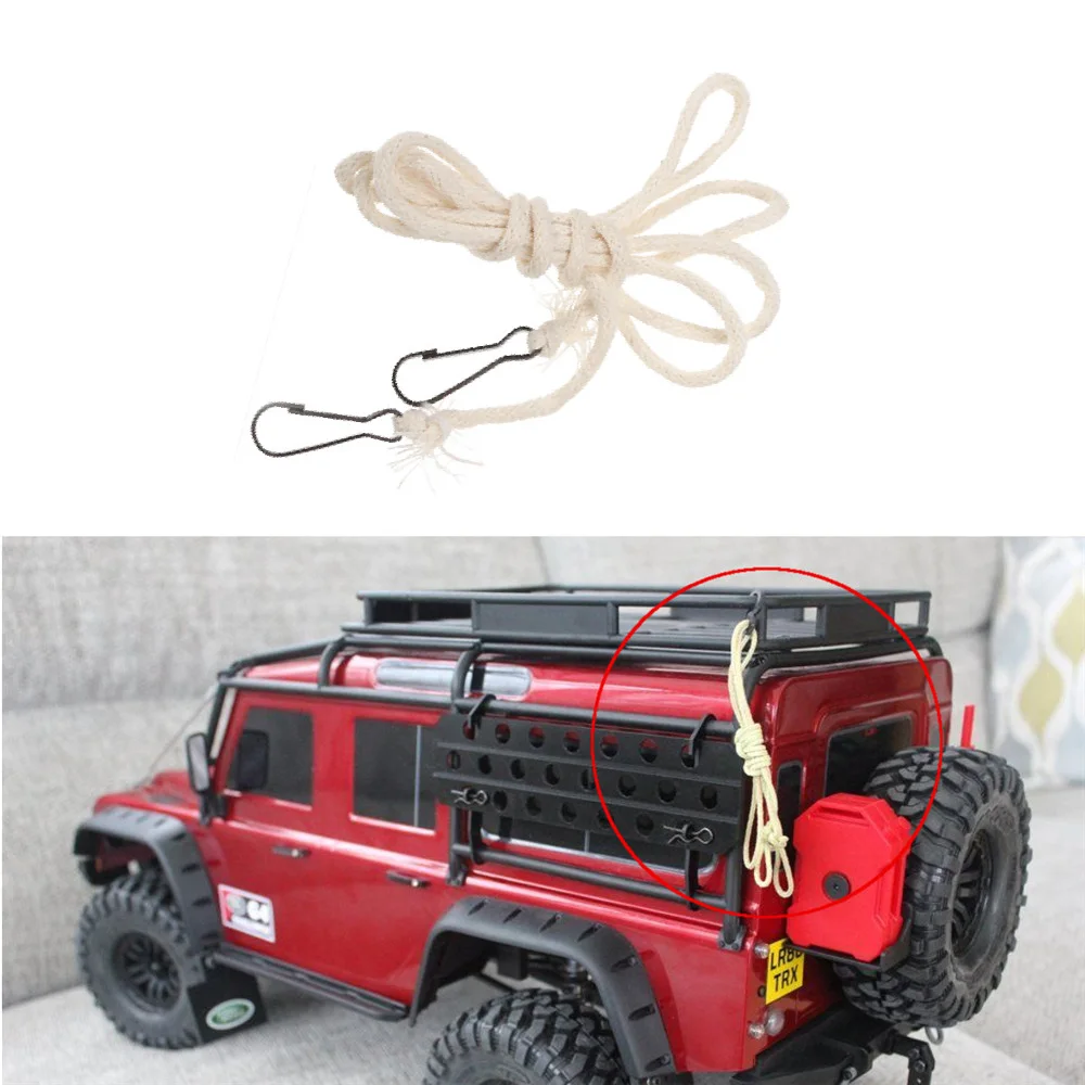 1pcs Limb Hemp Rope with Hook For 1/10 RC Crawler Car Axial SCX10 RC4WD D90 CC01 Traxxas TRX4 TRX-4 Landrover D110