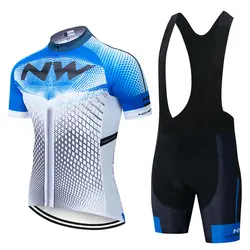 MTB 2019 NW Велоспорт Джерси набор летняя одежда для велоспорта Ropa Ciclismo Maillot Ropa Uniformes Hombre быстросохнущая 9D bib