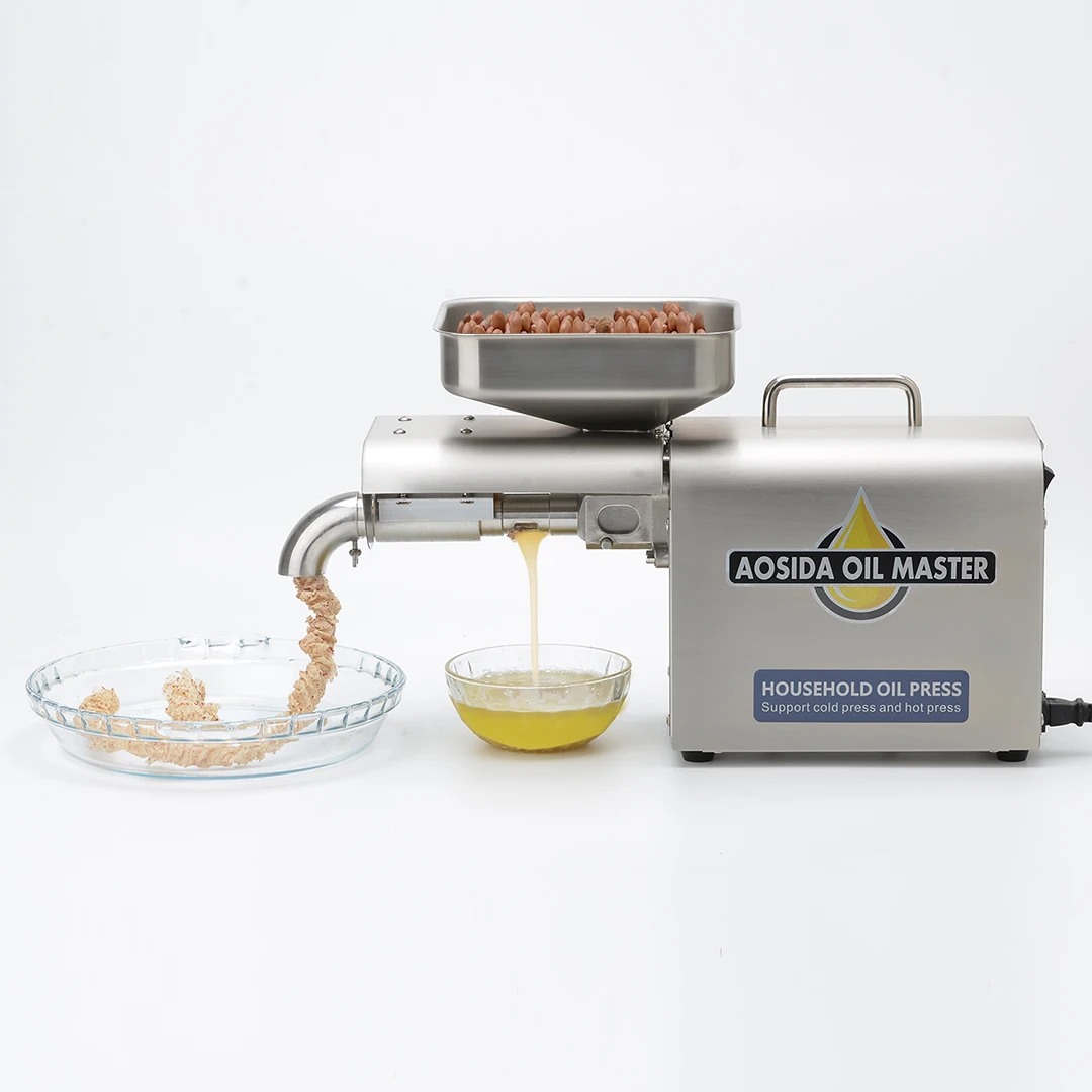 

Fully automatic Household Commercial use Oil press Hot and cold pressed stainless steel Flaxseed Peanut oil Soybean oil