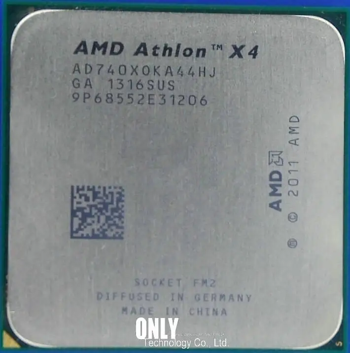 

AMD Athlon X4 740 X740 FM2 Quad-Core CPU 100% working properly Desktop Processor