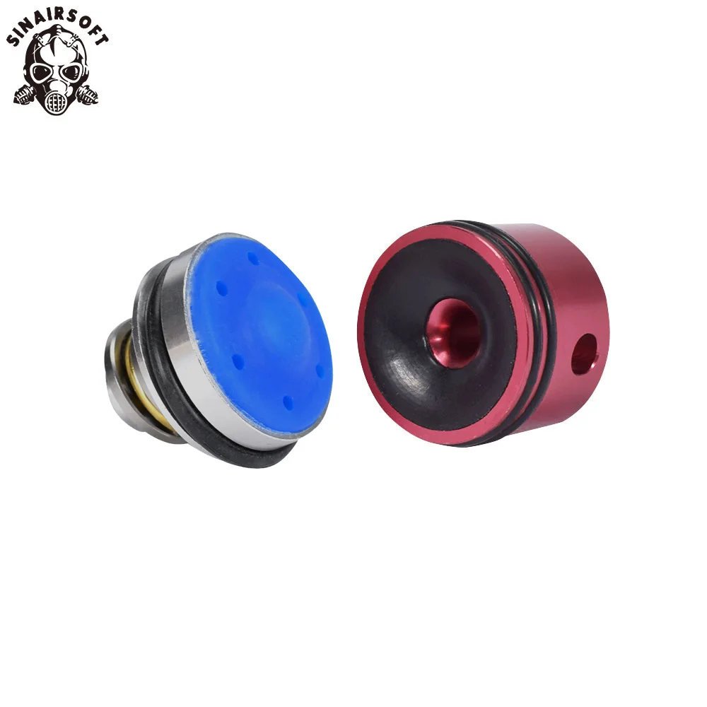 

SINAIRSOFT Silent Bearing Piston Cylinder Head for Airsoft AEG Ver.2/3 M4 M16 AK MP5 G3 M249 Gearboxes Hunting accessories